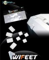 WiFeet - set of replacement feets for Wii, white