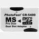 CR-5400 MicroSDHC Dual to MS PRO DUO adapter