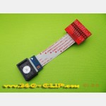 360-Clip, solderless IC adapter, 48-pin, TSOP48 (32-pin FPC), green PCB