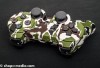 DoubleShock III Six Axis wireless game pad, BT/USB, for PS3 (camo green-brown-black-white)