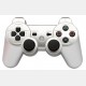 DoubleShock III Six Axis wireless game pad, BT/USB, for PS3 (white)