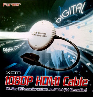 HDMI 1080p cable for Xbox 360 version w/o HDMI port