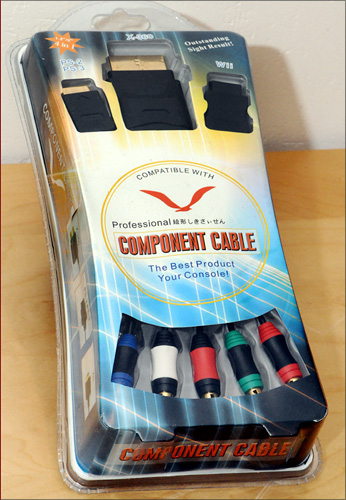 AV component cable - Xbox 360, Wii, PS2, PS3